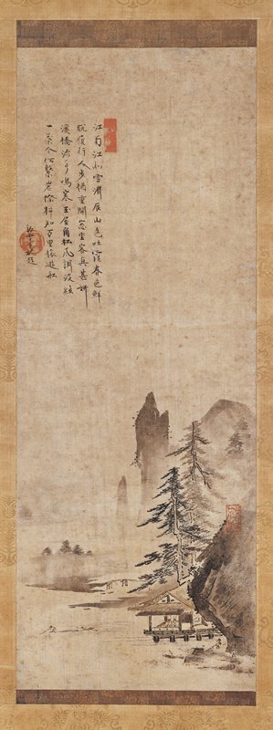 Early Spring Landscape, Shūsei 秀盛, Before 1459