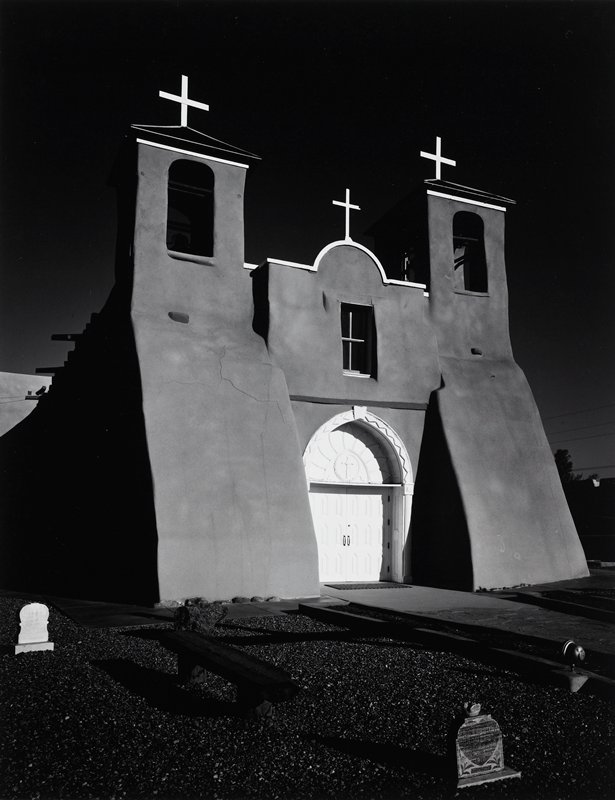 Mission, Rancho de Taos, New Mexico, Morley Baer, 1973
