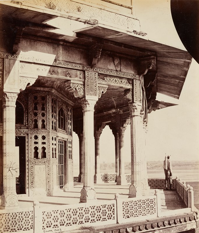Agra Fort, Agra India, Samuel Bourne, c. 1865