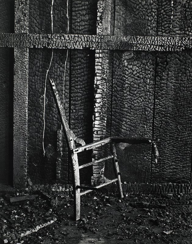 Burnt Chair, Wynn Bullock, 1954