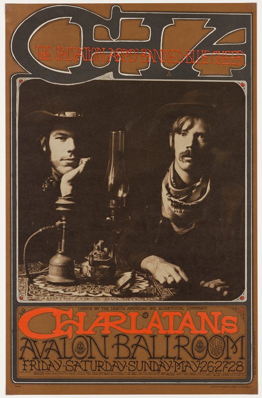 Charlatans, Salvation Army Banned, Blue Cheer, May 26-28, Avalon Ballroom, Rick Griffin, 1967