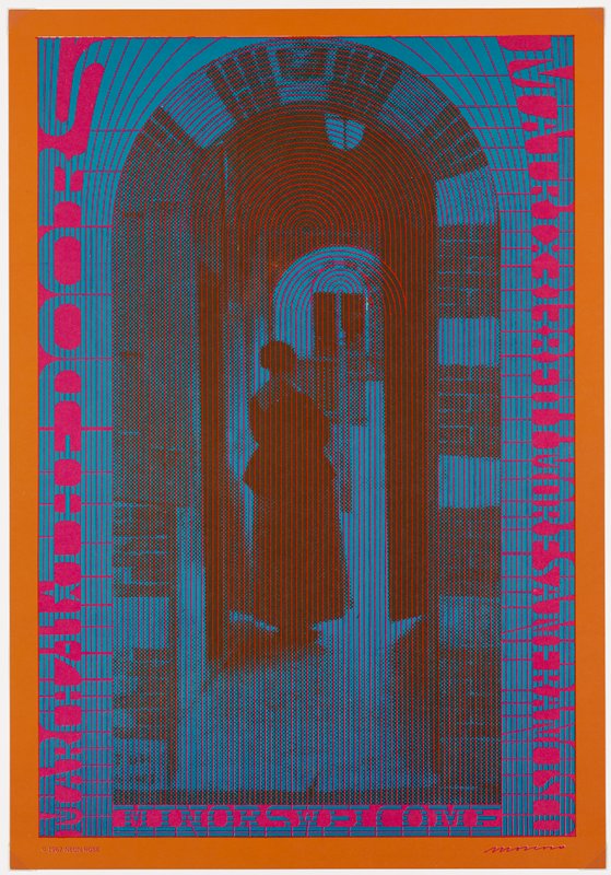 The Doors, March 7-11, The Matrix, Victor Moscoso, 1967