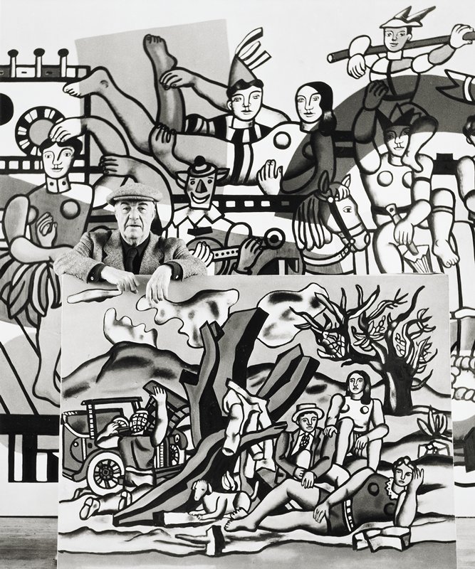 Fernand Leger dans ses Oeuvres, Robert Doisneau, 1979