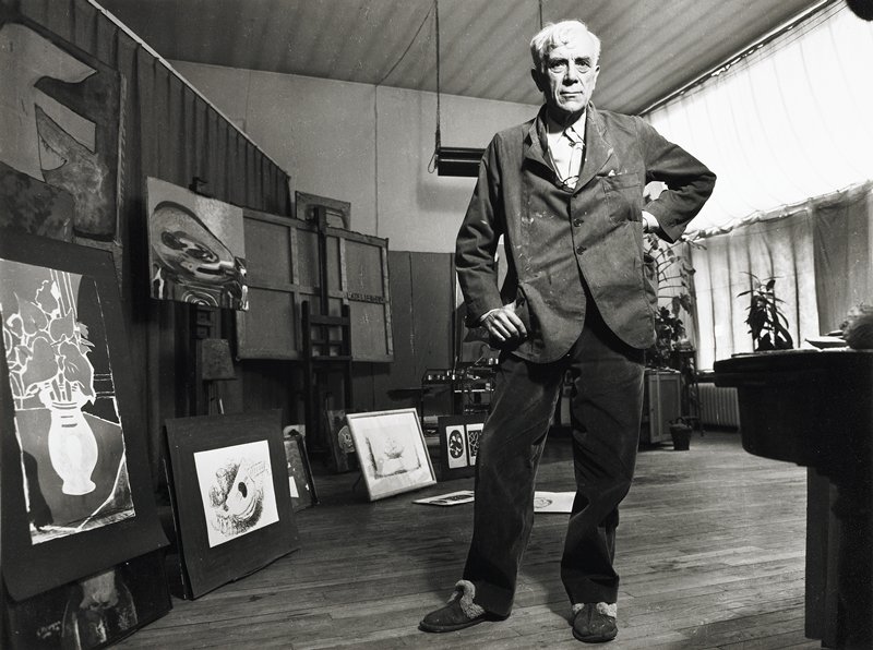 Portrait du Peintre Georges Braque, Robert Doisneau, 1953