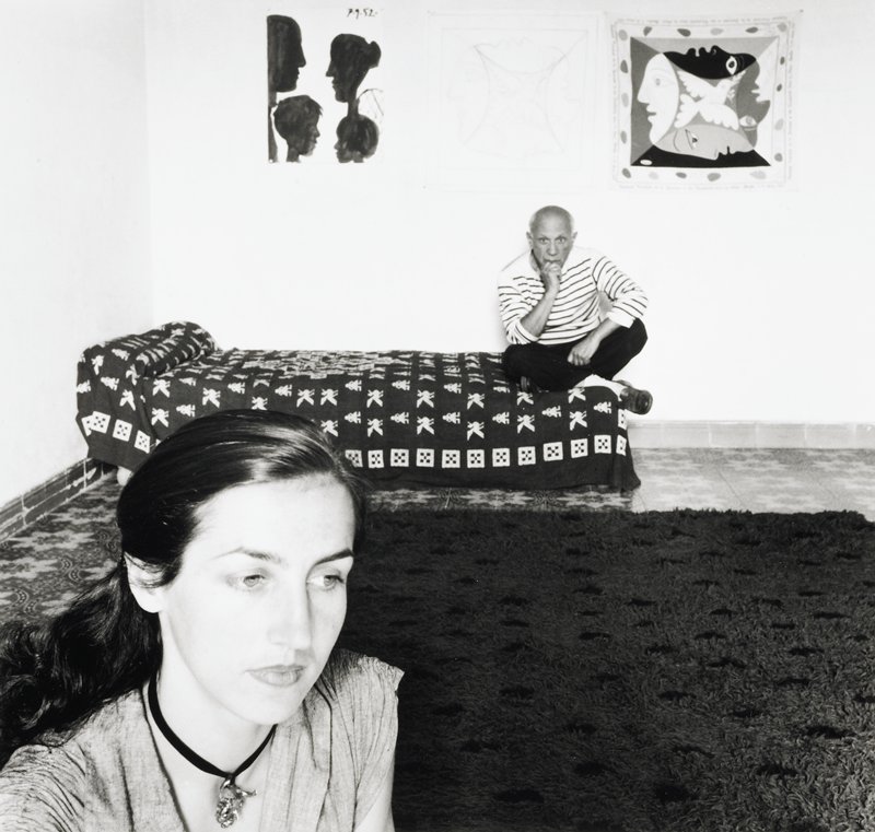 Picasso et Francoise Gilot, Robert Doisneau, 1952