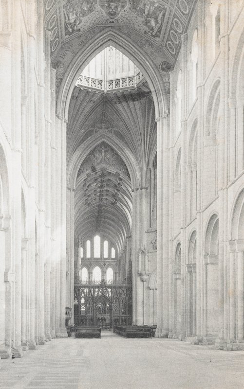 Ely Cathedral, Nave to East, Фредерик Генри Эванс, XIX–XX века