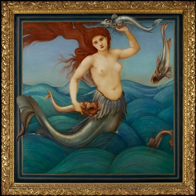 A Sea-Nymph, Edward Coley Burne-Jones, 1881