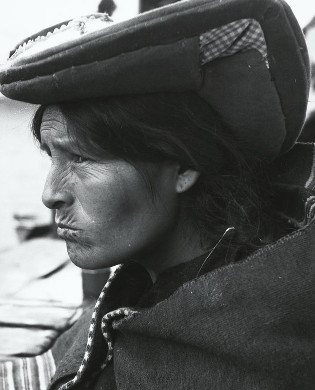 Woman with Festive Hat, Tarabuco, Bolivia, Esther Glaser Parada, 1964–66