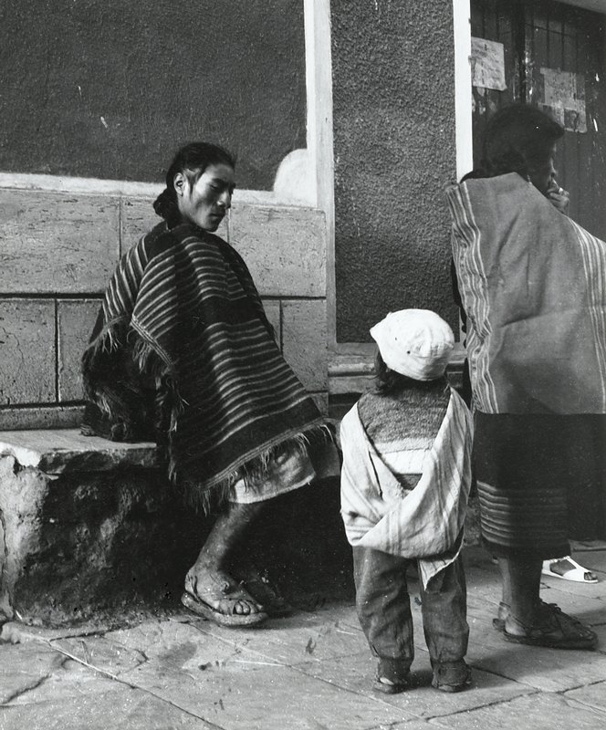 Campesino and Small Boy, Tarabuco, Bolivia, Esther Glaser Parada, 1964–66