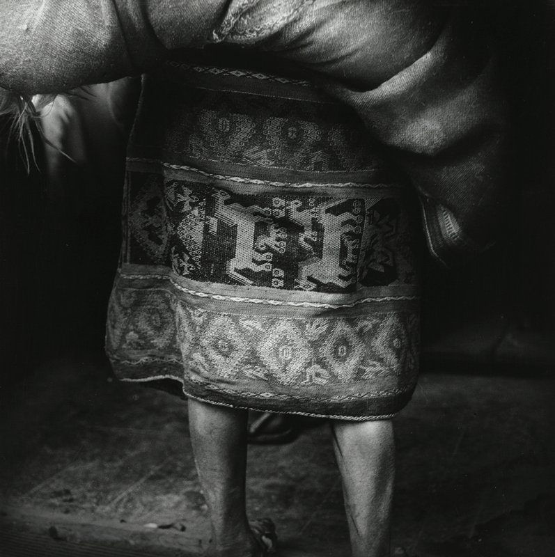 Handwoven Skirt, Sucre, Bolivia, Esther Glaser Parada, 1965