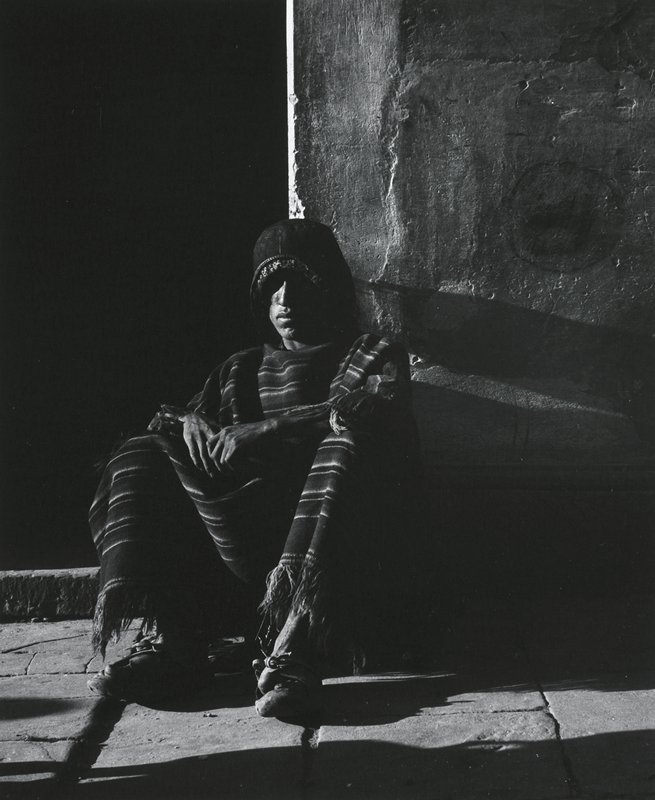 Campesino Seated, Tarabuco, Bolivia, Esther Glaser Parada, 1964–66