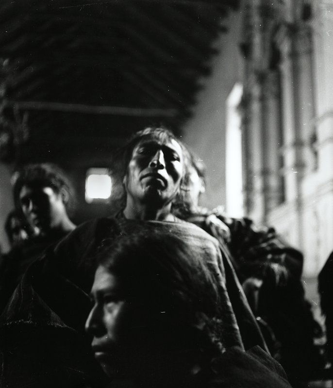 Campesinos in Church, Easter Sunday, Tarabuco, Bolivia, Esther Glaser Parada, 1964––66