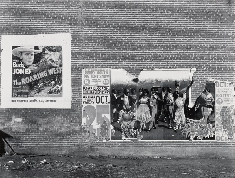 Minstrel Showbill, Alabama, Walker Evans, 1936 (printed 1971)