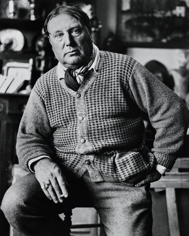Maurice Vlaminck, Paris, André Kertész, 1928