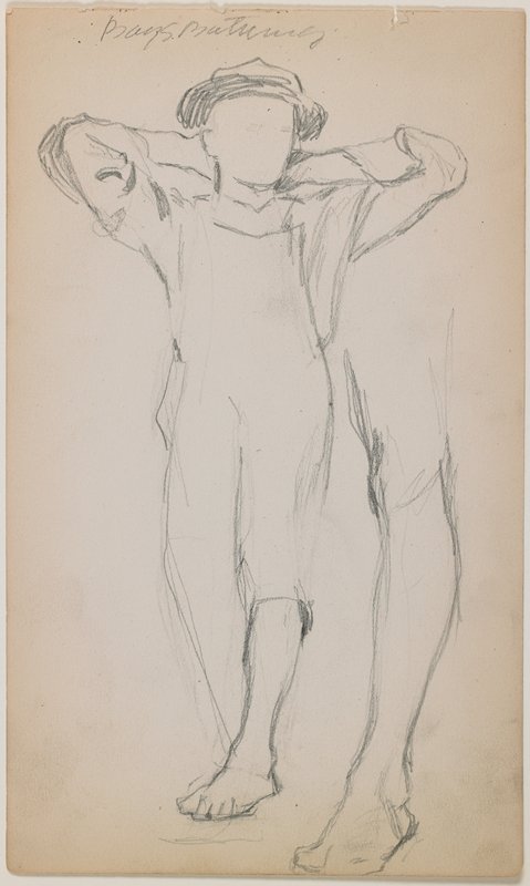 Study for Boys Bathing, Alexander Grinager, c. 1894