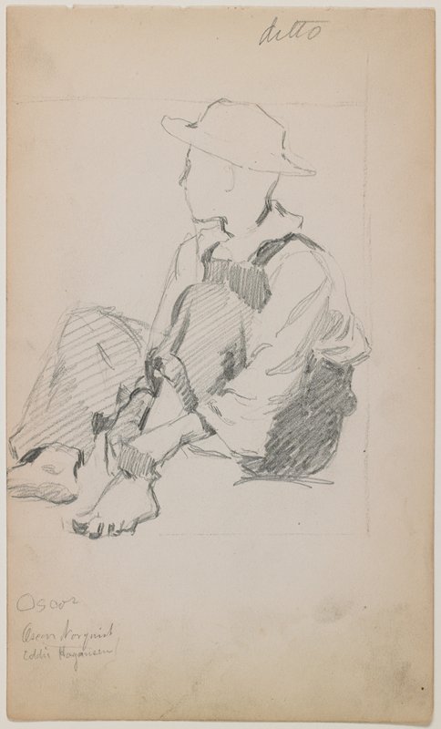 Study for Boys Bathing, Alexander Grinager, c. 1894