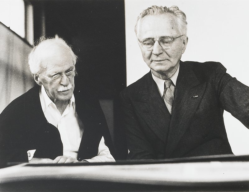 Alfred Stieglitz and Edward Steichen, Dorothy Norman, 1946