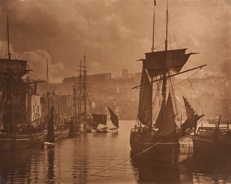 The Dock End, Whitby, England, Frank Meadow Sutcliffe, 1880