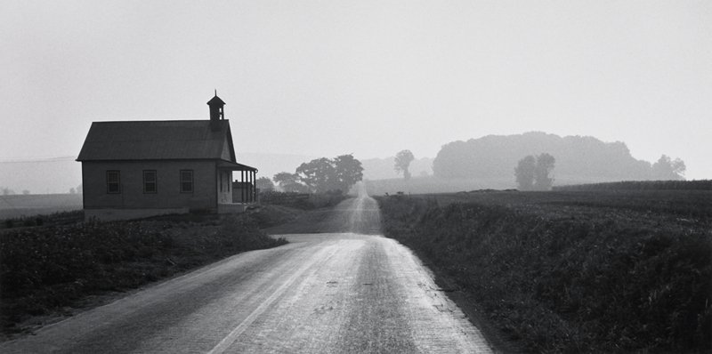 One Room Schoolhouse, Lancaster, Pennsylvania, George A. Tice, 1962