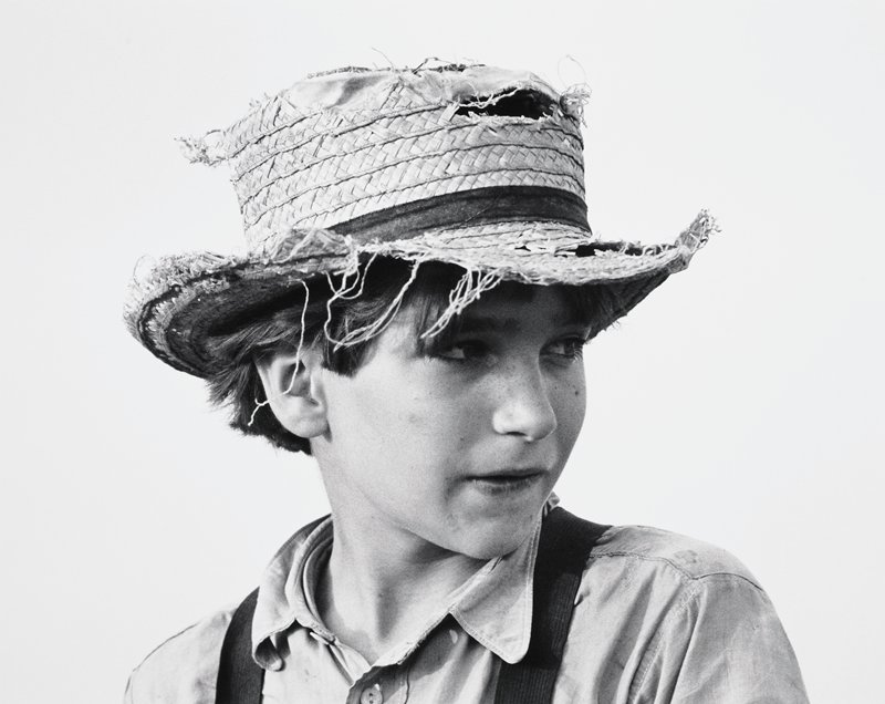 Amish Boy with Straw Hat, Lancaster, Pennsylvania, George A. Tice, 1965