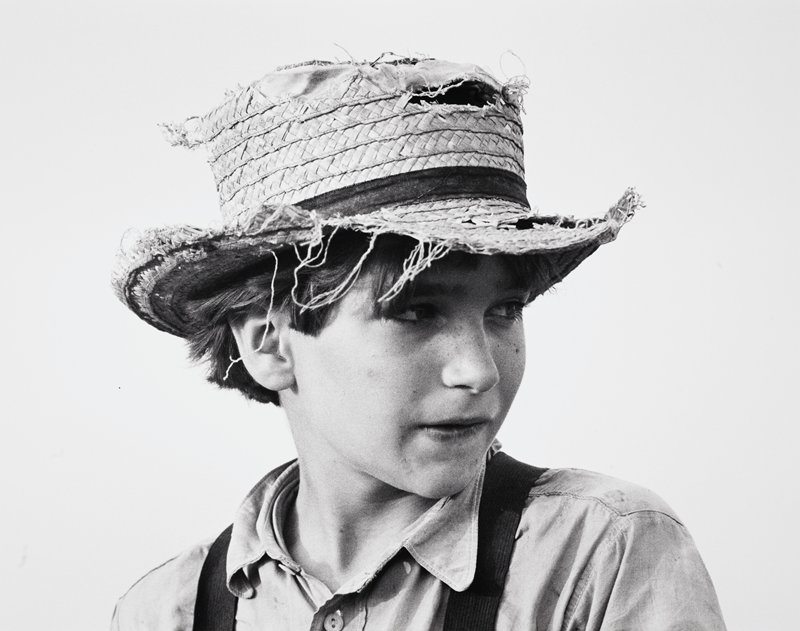 Amish Boy with Straw Hat, Lancaster, Pennsylvania, George A. Tice, 1965 (printed 1982)