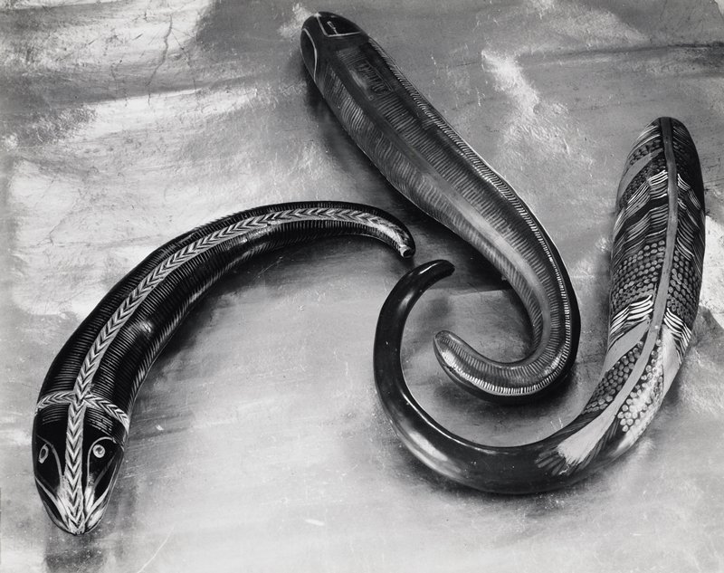 Three Painted Fish-Gourds, Edward Weston, 1926