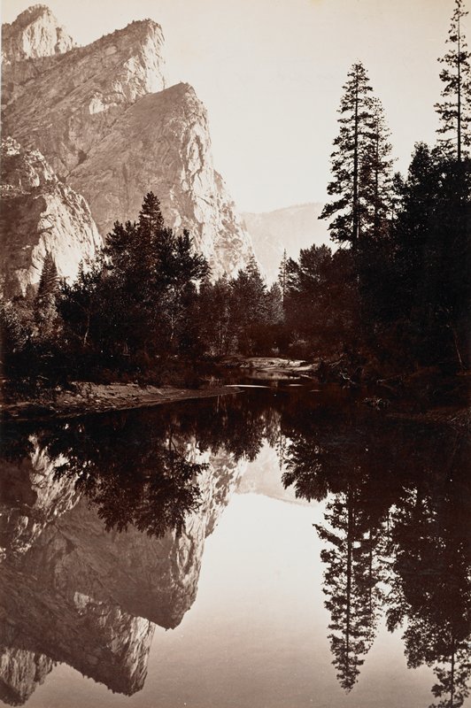 Three Brothers, Yosemite, California, Carleton E. Watkins, 19th-20th century