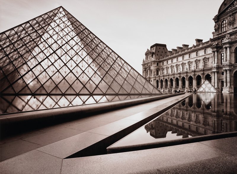 The Louvre, Dusk, Paris, Bruce Barnbaum, 1999