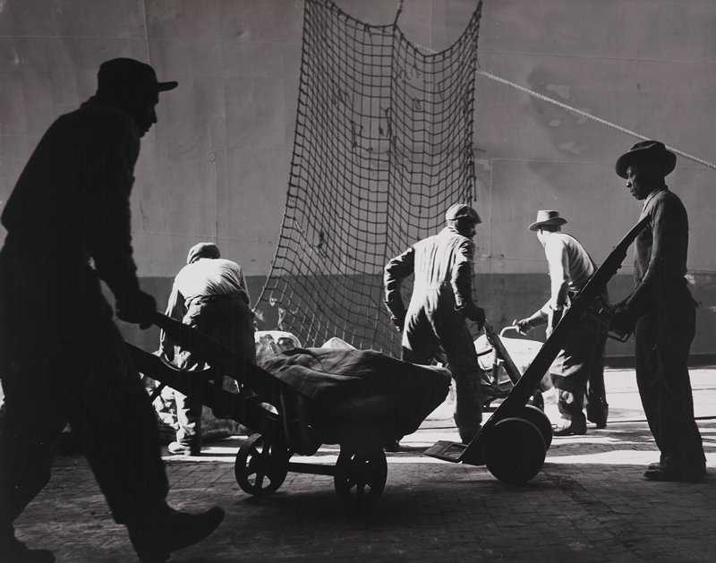 Longshoremen, A. Aubrey Bodine, 1955
