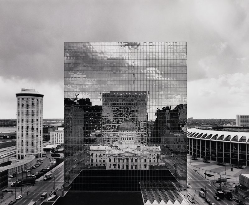 Old St. Louis County Courthouse Reflected in the Equitable Building, William Clift, c. 1975–76