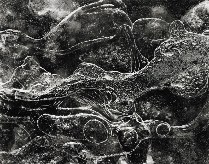 Ice, Mono Lake, Donald Ross, 1952 (printed c. 1978)