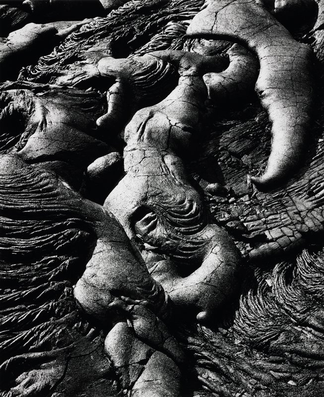 Lava Flow, Brett Weston, 1980