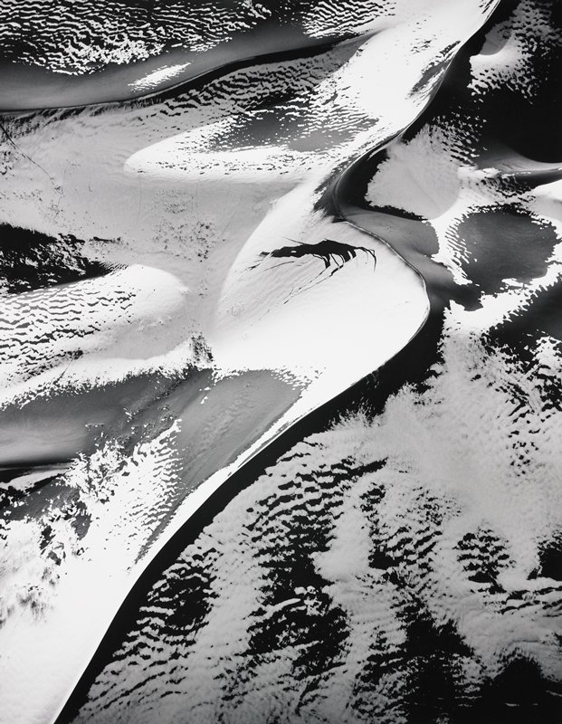 Sand Dunes with Snow No. 1, Colorado, William A. Garnett, 1983 (printed c. 1985)