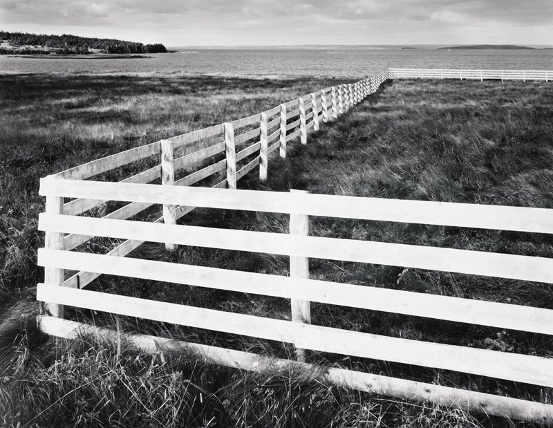 White Fence, Cape Breton, Nova Scotia, Canada, Frederick B. Scheel, 1980 (printed c. 1985)