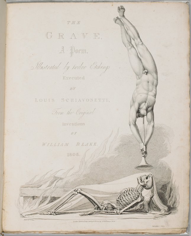 Illustration for The Grave, Luigi Schiavonetti, 1808