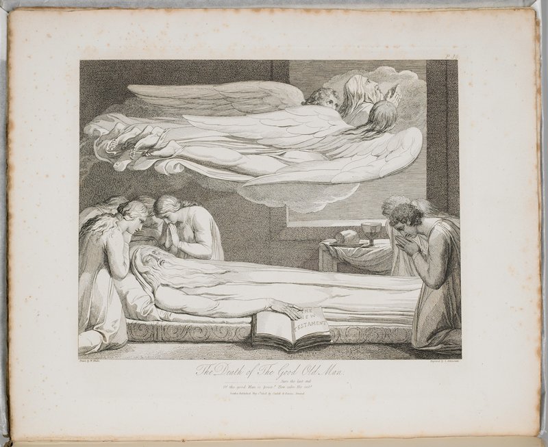 Illustration for The Grave, Luigi Schiavonetti, 1808