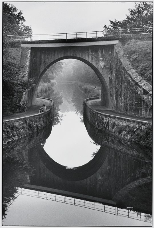 Canal and Railway Bridge, St. Medard Sur Ille, France, Frederick B. Scheel, September 20, 1996