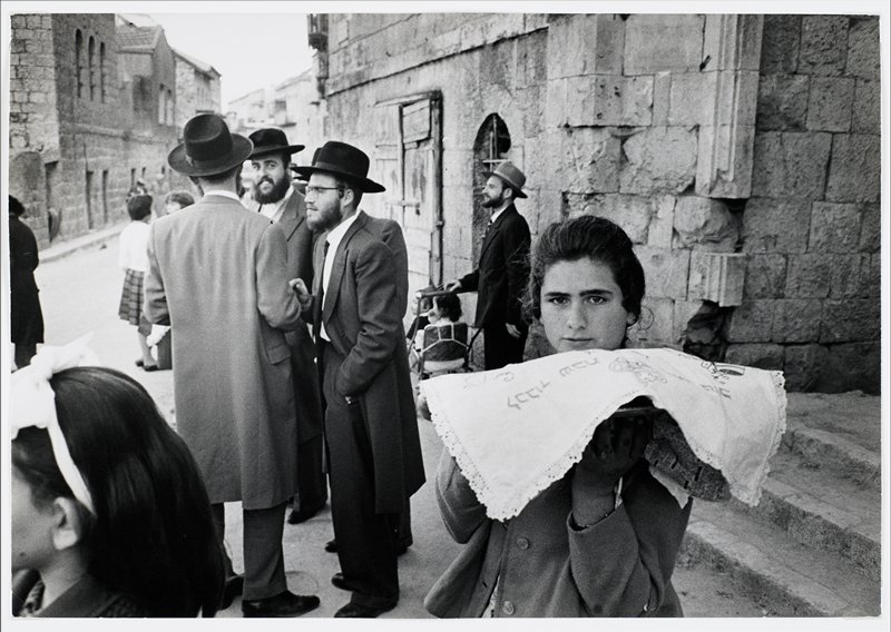 On Street in Mea Shearim, Israel, Leonard Freed, 1962