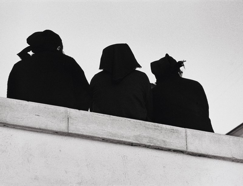 Three Women In Black, Nazaré, Portugal, Frederick B. Scheel, September 24, 1994