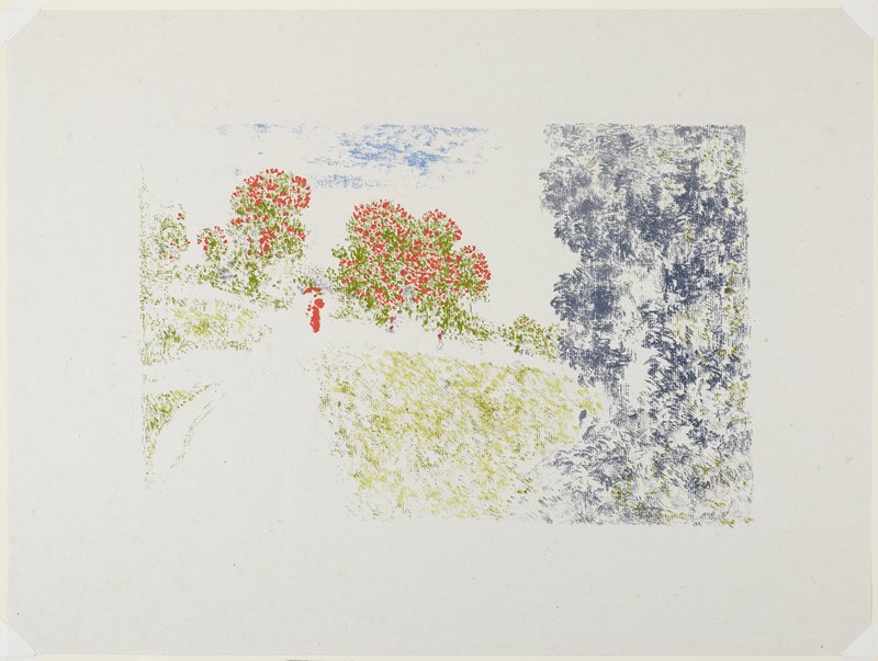 Woman in Red in a Landscape, Ker-Xavier Roussel, 1899