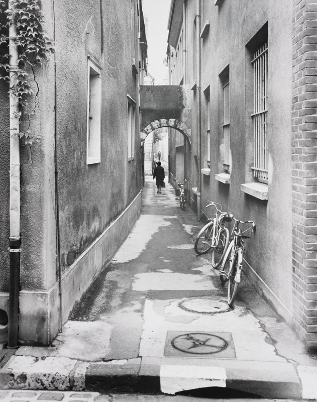 Alley with Two Figures, Paris, Frederick B. Scheel, 1972