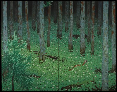 Forest, Katayama Bokuyō, 1928