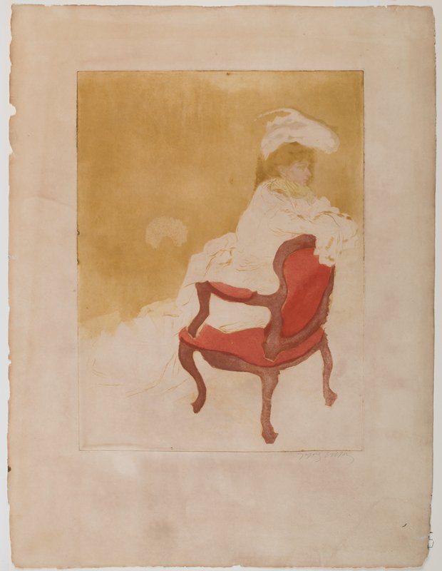 Le Parisienne, tournée à droite, Jacques Villon, 1902–1903