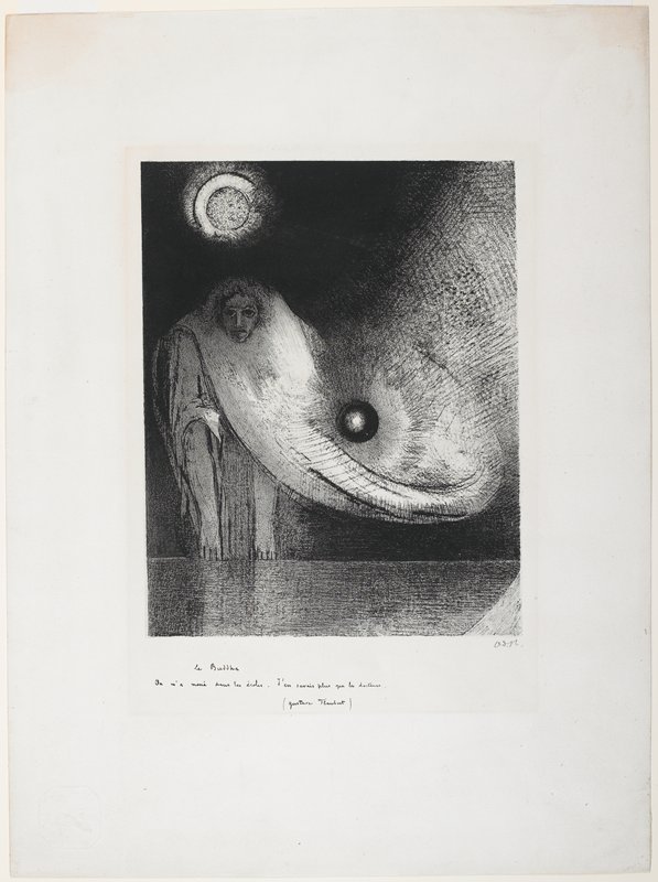 Le Buddha (The Buddha), Odilon Redon, 1895