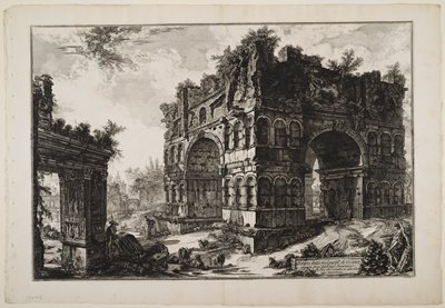 Dokumentasi “Tempio detto volgarm.te di Giano A. Arco detto degl'Argentieri . . .”; Etching. Minneapolis Institute of Art.