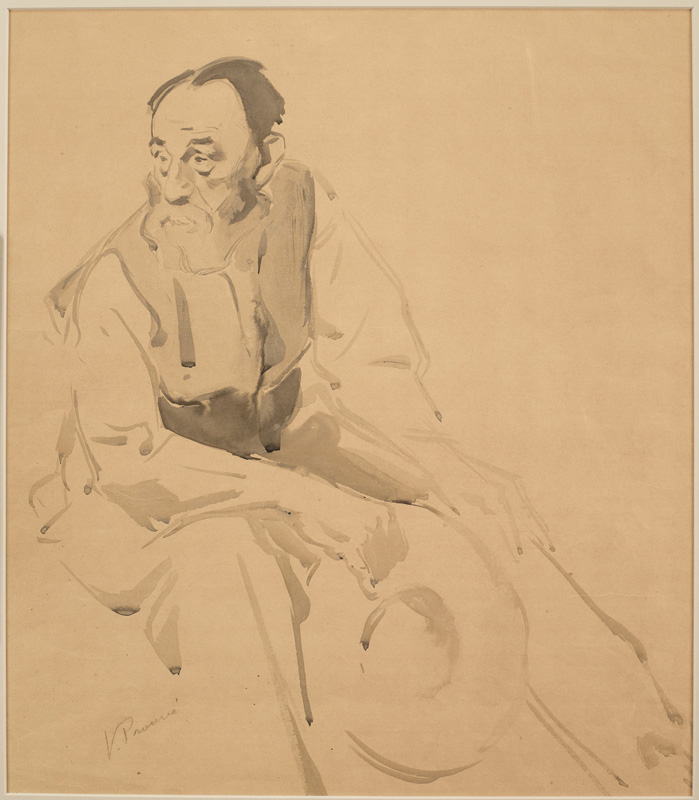 Old Man Seated, Victor Emile Prouvé, c. 1895