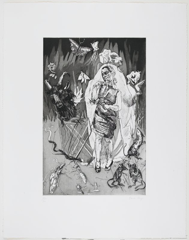 Straw Burning, from Pendle Witches, Paula Rego, 1996