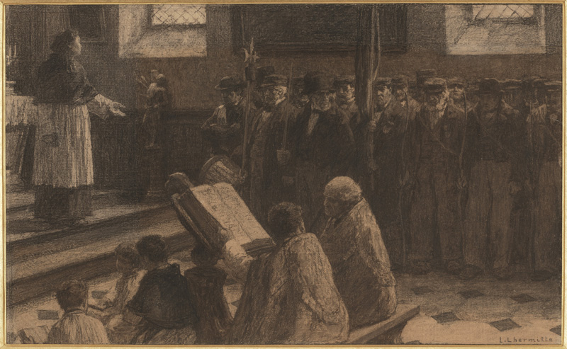 Feast of the Company of Archers, Léon-Augustin Lhermitte, 1872