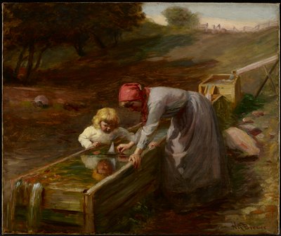 Dokumentasi “At the Spring”; Oil on canvas. Minneapolis Institute of Art.