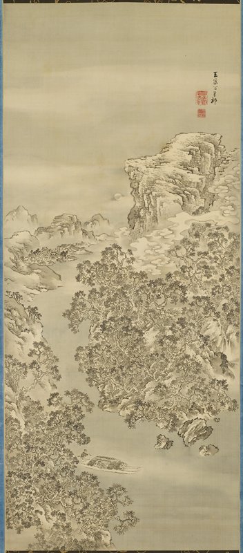 Mount Gabi, Ganku 岸駒, 18th-19th century